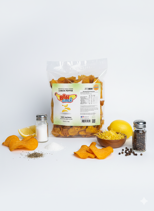 Batata Doce Chips Lemon Pepper 120 g