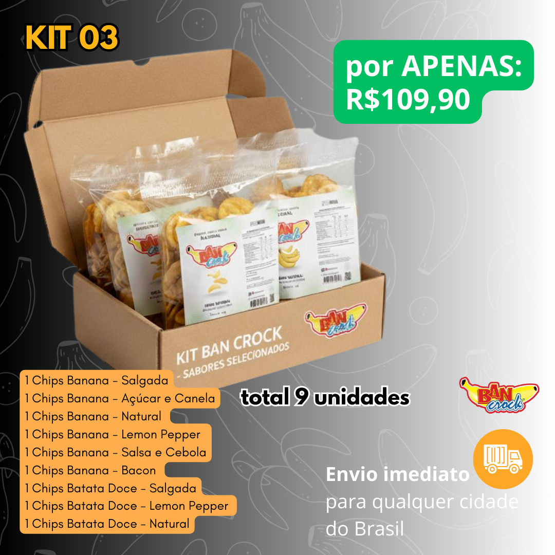 Combo Bancrock - Kit 03 (9 unidades)
