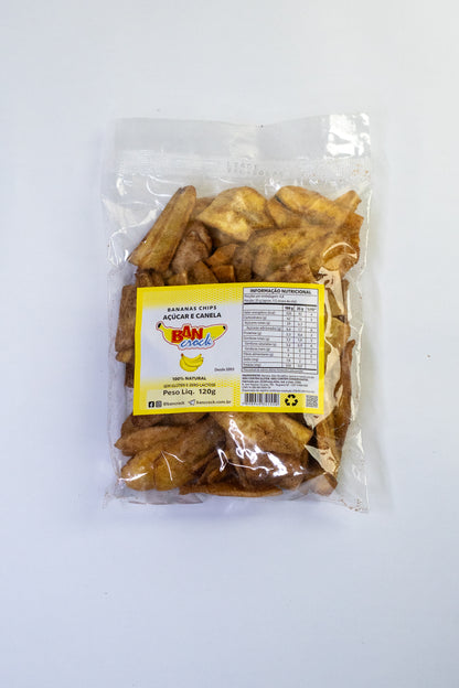 Bananas Chips Doce (açúcar e canela) 120g