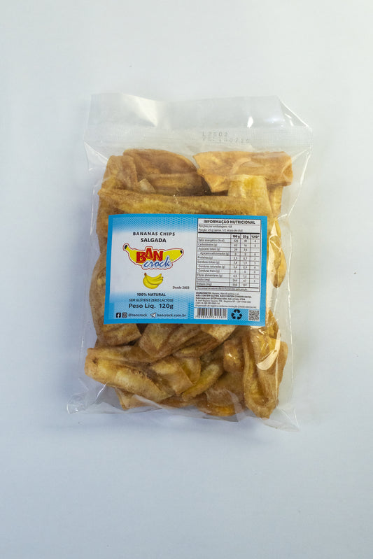 Bananas Chips Salgada 120g