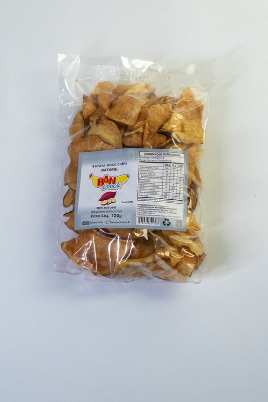 Batata Doce Chips Natural 120 g