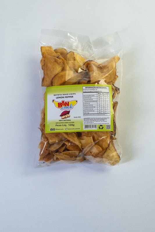 Batata Doce Chips Lemon Pepper 120 g
