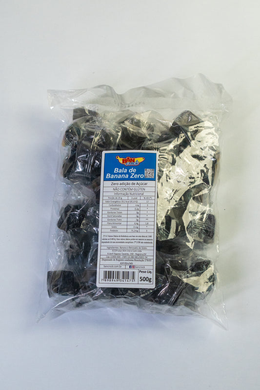 Bala de Banana ZERO Açúcar 500g
