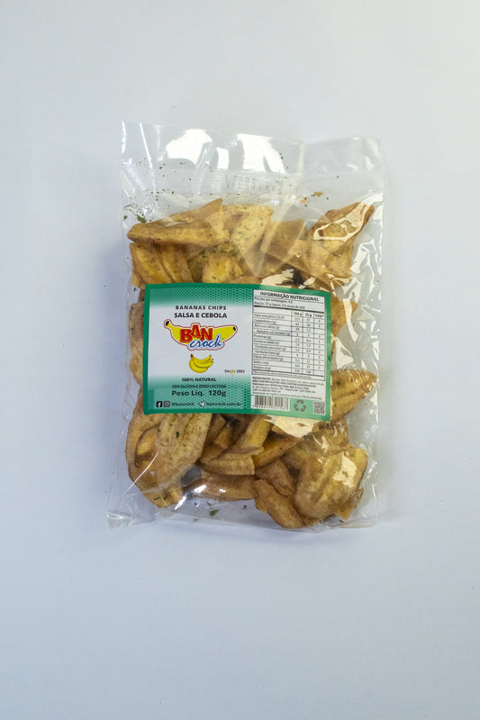 Bananas Chips Salsa e Cebola 120g